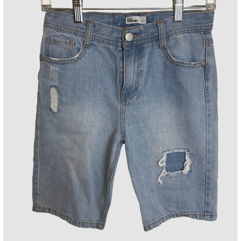 Epic Threads by Macys Boys Denim Crop 5-Pockets Jeans Size 14 sku 2909